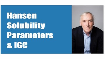 Hansen Solubility Parameters & IGC, Possibilities and Problems