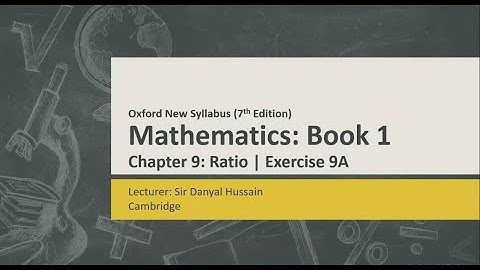 Simplify Ratio of three quantities | Q1 | Q4 | Q6 | Worked Example | Chapter 9 | Exercise 9A | Urdu