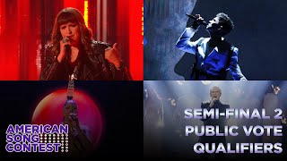 American Song Contest (Semi-Final 2) - Public vote qualifiers announcement