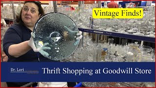 Vintage Finds At Goodwill Shop Pyrex, Crystal, Ball Jars, Candlewick Gl - Thrift With Dr. Lori