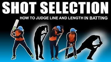 SHOT SELECTION | HOW TO JUDGE LINE AND LENGTH IN BATTING | HINDI TIPS