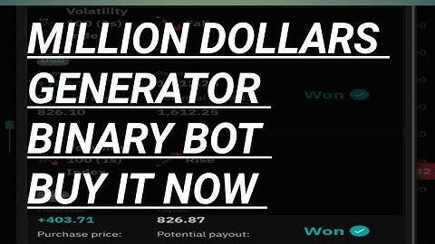 #short BinaryBot generating $1.2M+ Per Day  Under Test Buy the finished bot Affordable now ($1000)