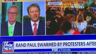 Rand Paul Attacked in Washington DC by ANTIFA/BLM