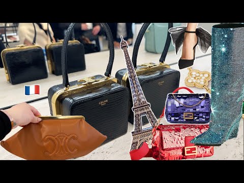 EPIC LUXURY SHOPPING IN PARIS VLOG (Paris Flagship Stores!)→ CELINE 🎄FENDI 🎄JIMMY CHOO 🎄LOEWE & MORE