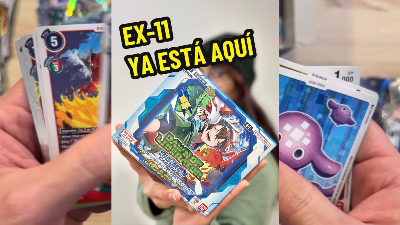 EX11 Dawn of Liberator Digimon Card Game Box Opening