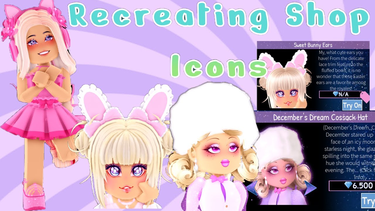 Recreating Shop Icons In Royale High Roblox Outfit Challenge YouTube