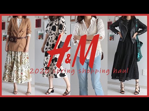 [H&M하울]2020 봄신상품/H&M 봄 신상품/H&M원피스/패션하울/H&M언박싱/H&M  HAUL/#H&M#H&M하울#패션하울#언박싱