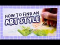 Lets Talk About Art Style! | Paint in my sketchbook with me 🎨