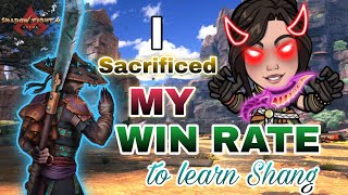 I "SACRIFICED" MY WIN RATE🥲 To Learn Shang !! | Shadow Fight 4 : Arena PvP | Shang Practice Day 1 🔥✨