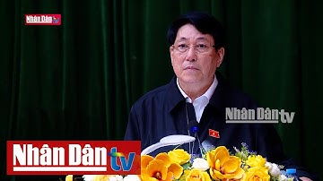 Chủ tịch nước Lương Cường tiếp xúc cử tri huyện Thường Xuân, Thanh Hóa