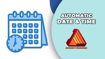 How to insert automatic date and time in Affinity publisher
