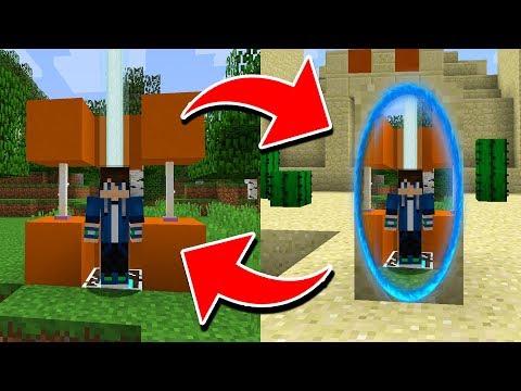 HOW TO MAKE WORKING PORTALS IN MINECRAFT!