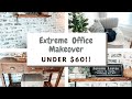 EXTREME OFFICE MAKEOVER | Full Office Transformation for Under $60!! DIY Faux Brick Wall