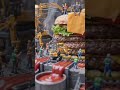 Tiny workers just built the ultimate giant cheeseburger factory 🍔🚧 #burger #miniatureworld