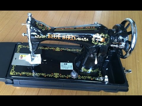 アンティークミシン No.324 SINGER 15K シンガー製 木彫付き家庭用足踏みミシン