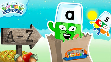 Autumn in Alphaland 🍂 | Learn to Spell and Read for Kids | Alphablocks