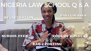 ALL YOU NEED TO KNOW ABOUT THE NIGERIAN LAW SCHOOL 🇳🇬 (ANSWERING YOUR LAW SCHOOL QUESTIONS)