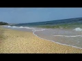 Песчаный пляж у базы отдыха Терек, июль 2019 | Уллубиево, Избербаш, Каспийское море