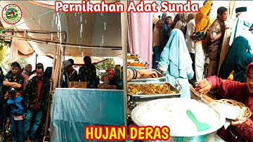 Perikahan di Guyur Hujan Suasana yg Sejuk part1 || JEJAK KAMPOENG🇮🇩