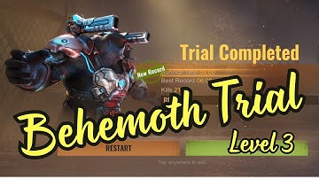 State of Survival Tutorial Gameplay - Behemoth Trial Running Games - Level 3 #stateofsurvival