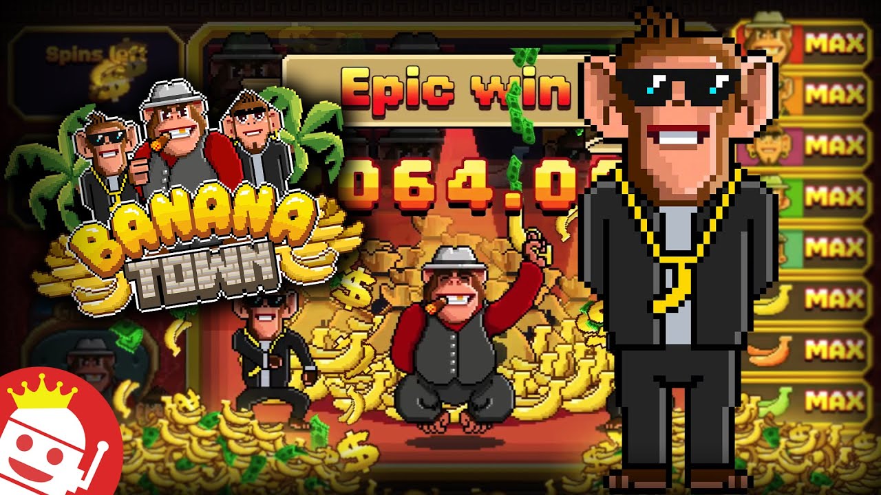 💰 I GOT IT!! BIG BANANA BONUS!! 🍌 Banana Town on Chumba Casino 