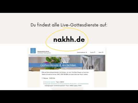 Livestreams unserer Gottesdienste