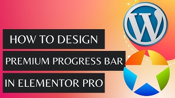 How to Style Premium Progress Bar in Elementor | Elementor Tutorial - 2021