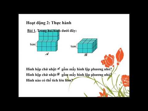 Lớp 5 - Toán - Bài: Thể tích của một hình (tiết 5)