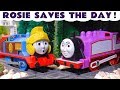 Thomas & Friends Rosie saves the day toy train story with Thomas The Tank Engine