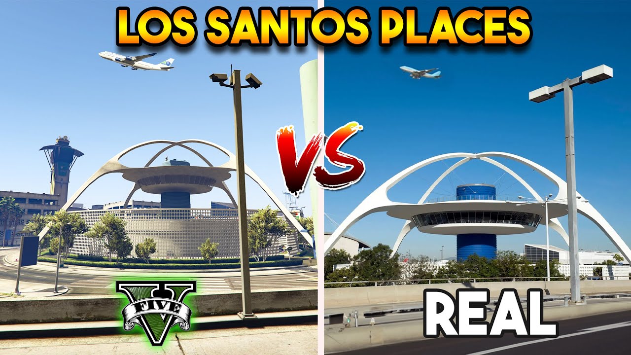 GTA V - Cadê o Game - Comparação: Los Santos vs Los Angeles