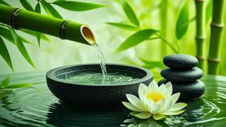 Deep Sleep Relaxing Music 🌿 Bamboo Water Sounds, Nature Ambience for Calm Sleep
