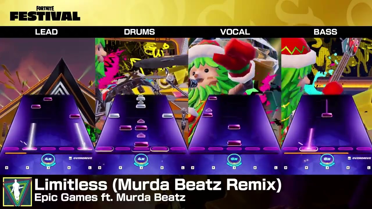 [Fortnite Festival] Limitless (Murda Beatz Remix) (Expert Full Band, 100% Flawless)