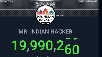 Live Subscriber Count Mr Indian Hacker 20M