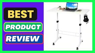 Adjustable Standing Desk with Wheels, 31.5" Portable Rolling Laptop