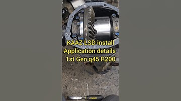Q45 R200 KAAZ 1.5-Way LSD Diff upgrade details s13 s14 s30