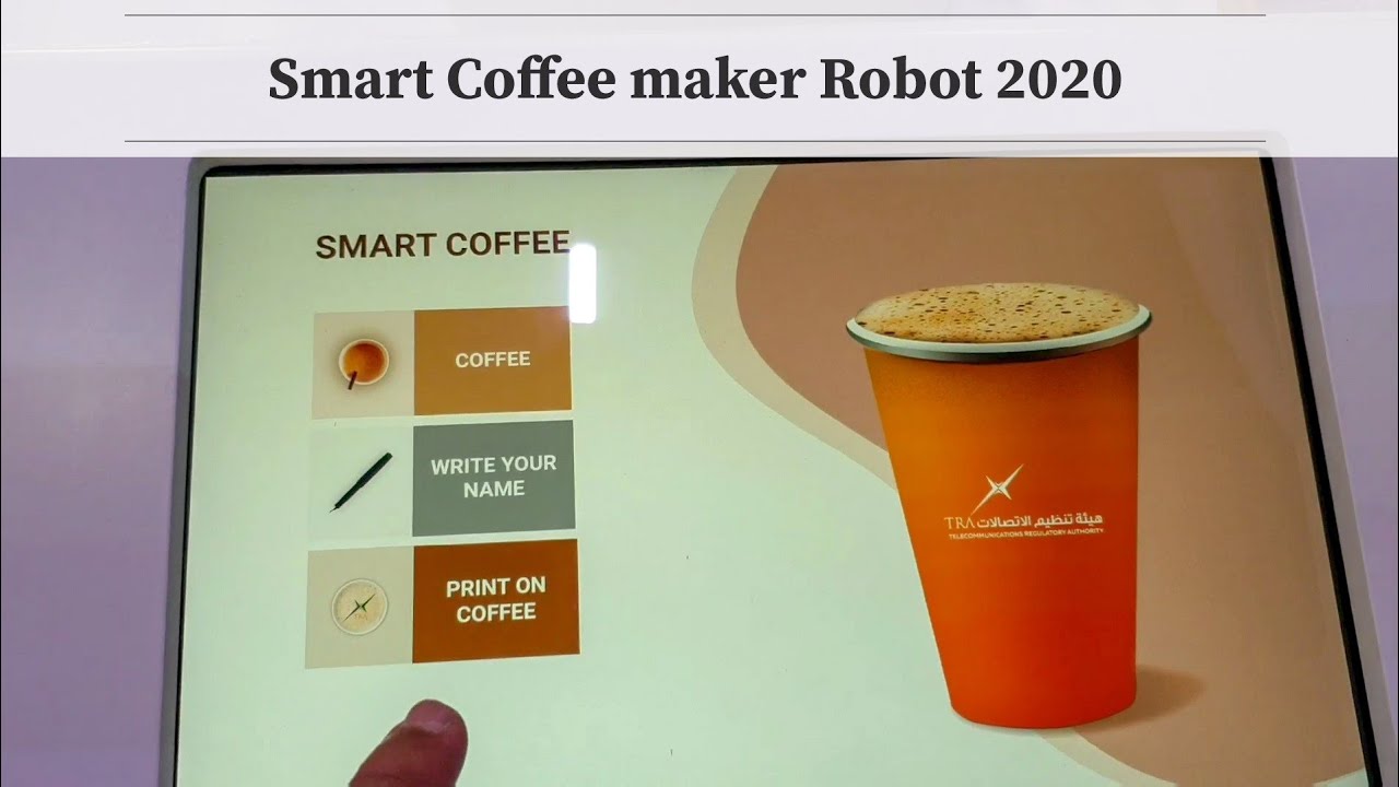 Smart coffee maker 2020 | coffee maker robot Dubai 2020 |  Future cafe  Dubai 2020