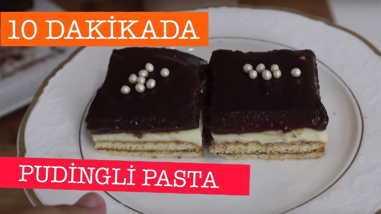 KAKAOLU PUDİNGLİ PASTA TARİFİ 10DK�DA KAKOLU MUZLU PASTA!! YouTube