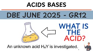 How to Identify an Unknown Acid in a Titration | DBE June 2025