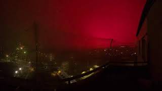 Foggy New Year Firework in Vienna-Brigittenau 2025 (360°/VR)