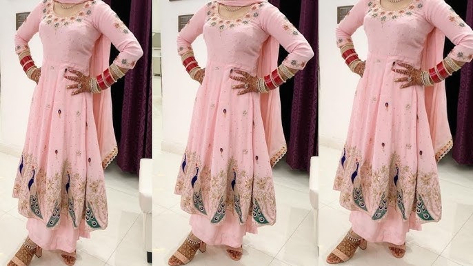 30 Heavy Frock Style Punjabi suits Designs#punjabi boutique suits - YouTube