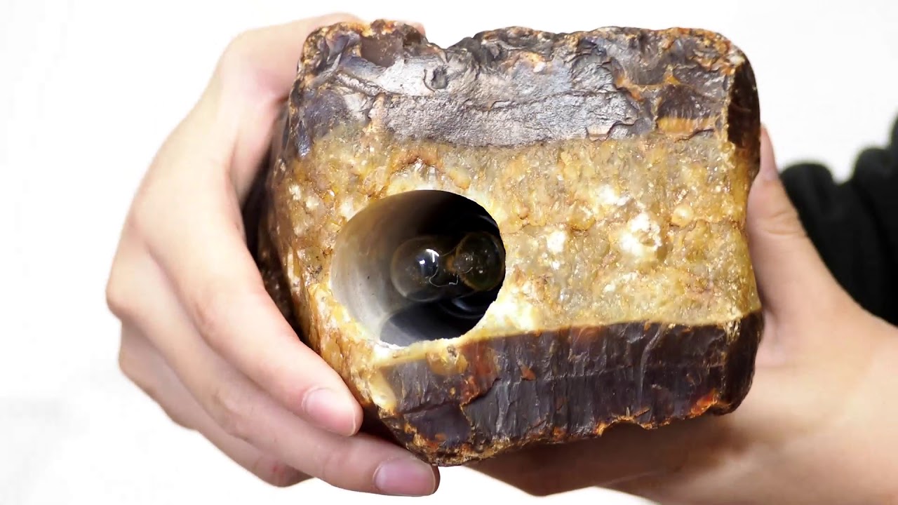 1.95kg River Agate Crystal Lamp J912 10 YouTube player