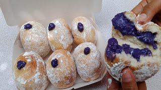 How to make Donut with Ube Cream Filling | Soft and fluffy Donut | How to cook Donut | Fried Donuts screenshot 1
