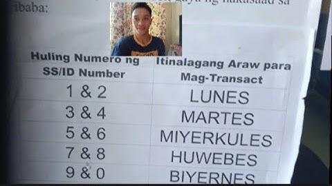 SS number coding scheme mga ka Arcade ko