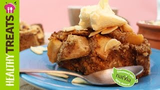 LCHF Apple Tea Cake - Natvia's Healthy Treats