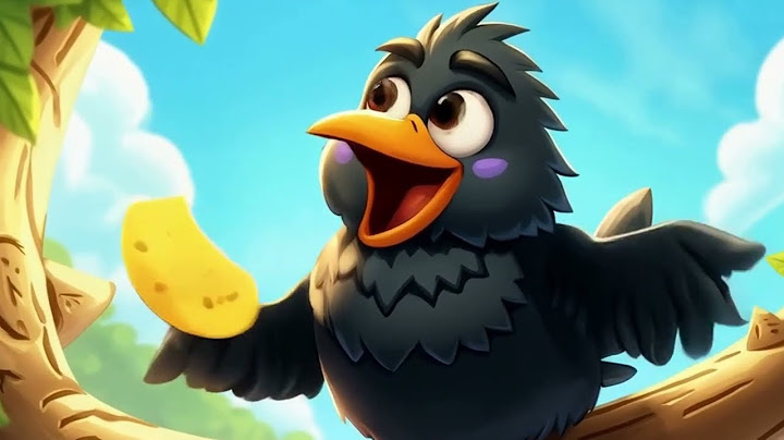 The Fox & the Crow 🧀🦊 | Classic Moral Song for Preschool Kids | Safe & Fun Animated Fable!