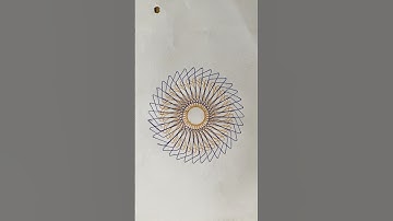 How many rotations did the pen make in total?🤔#art #spirograph #satisfying #relaxing #asmr #shorts