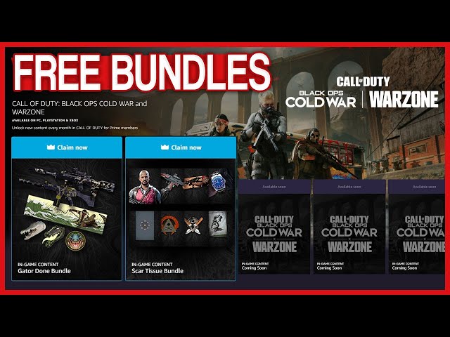 COD Warzone Prime Gaming Rewards: FREE bundles - GINX TV