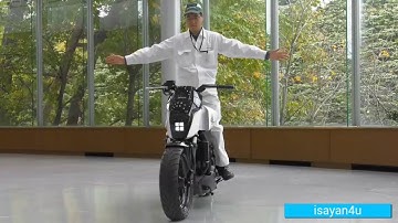 Honda Unveils Self-Balancing Motorcycle @#CES 2017