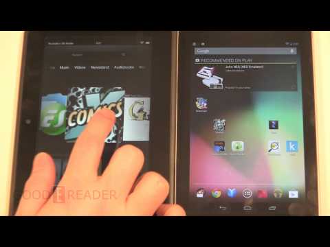 Video: Unterschied Zwischen Google Nexus 7 Tablet Und Amazon Kindle Fire