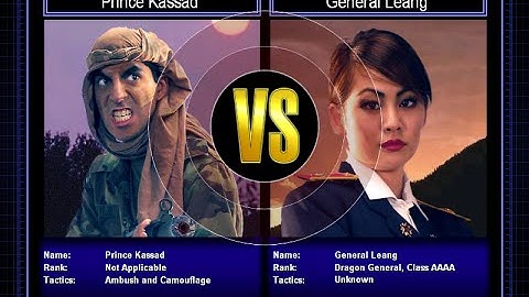Command and Conquer Generals Zero Hour Modalita Challenge - Prince Kassad vs Leang (FINAL)
